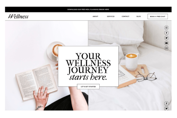 Wellness Showit Website Template