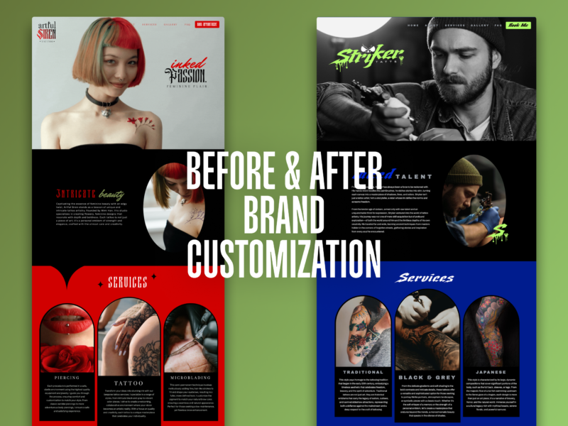 Showit Template Customization