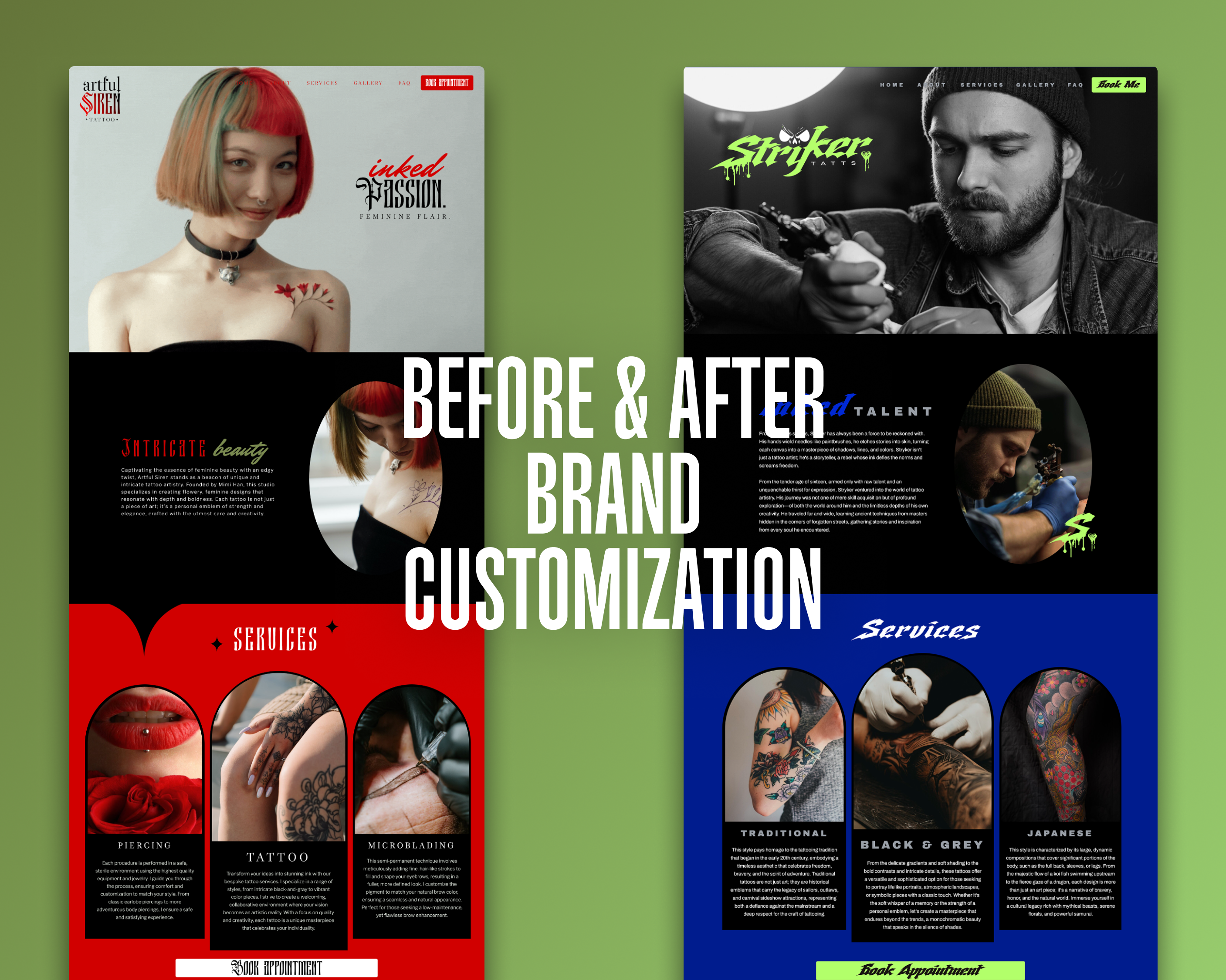 Showit Template Customization