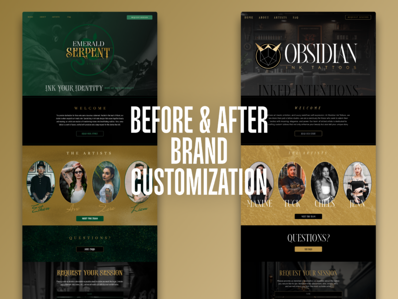 Showit Template Customization