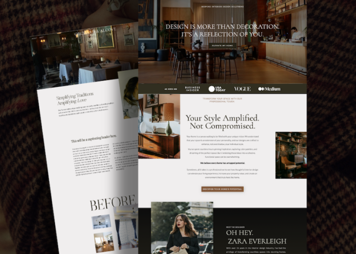 Custom Showit Website Design