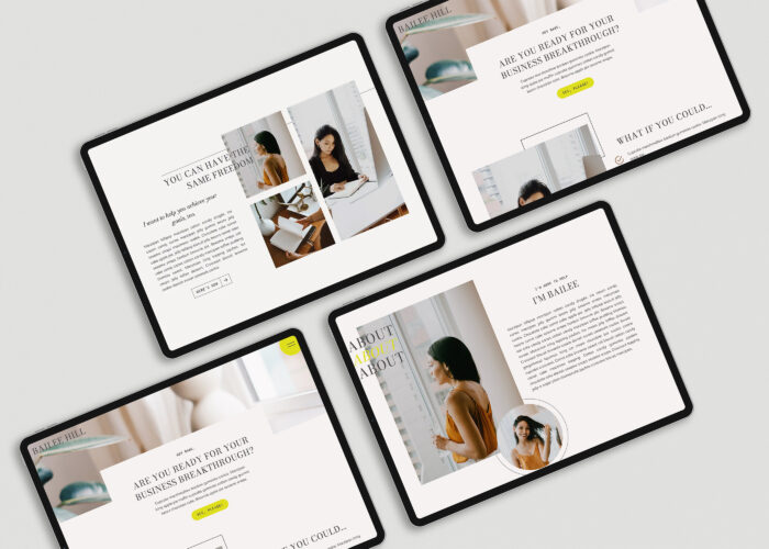 Bailee Showit Website Template