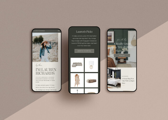 Lauren Showit Website Template