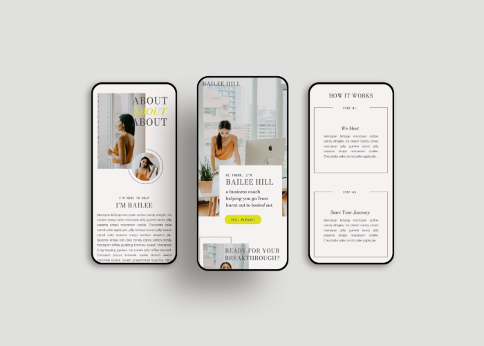 Bailee Showit Website Template