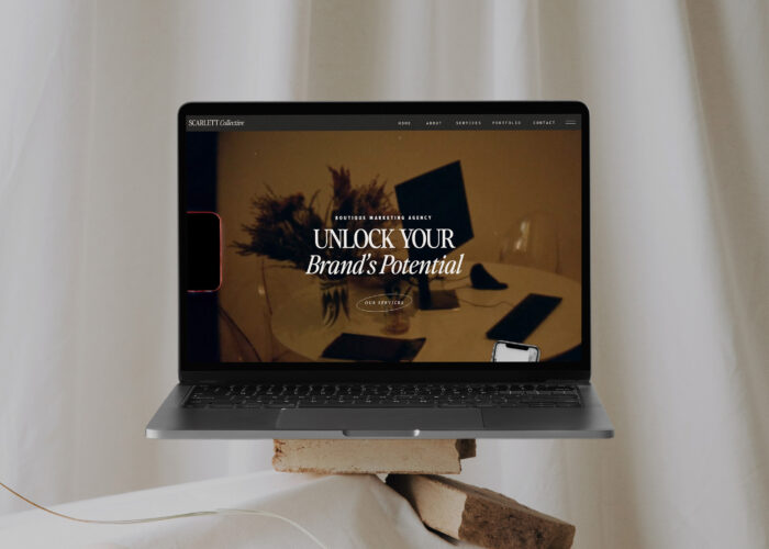 Scarlett Showit Website Template