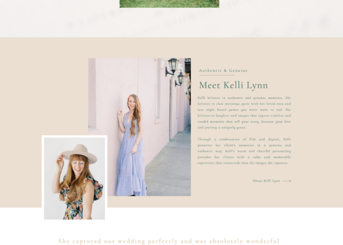 Showit Custom Website Design