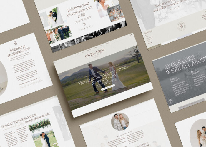 Custom Brand Design + Showit Website Template w/ Copy