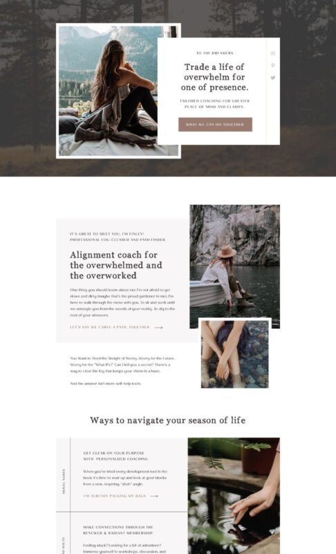 Endless Showit Website Template