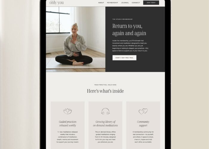Showit Template Customization